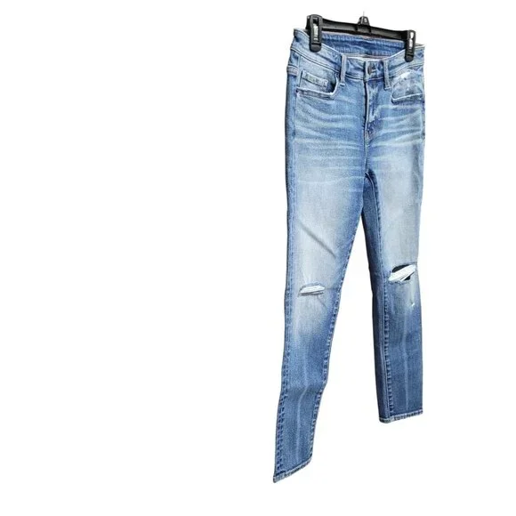 BKE Women’s 30X26 Ankle Mid-Rise Distressed Skinny Jeans Buckle NO SIZE TAG - Picture 3 of 16